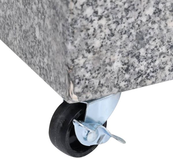 vidaXL Schirmständer Hellgrau 45x25x8,3 cm Granit 313666 Bild 7
