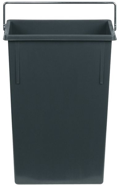 HAILO 1082479 Ersatzeimer 7 L mit Metallbügel grau für TANDEM 2-fach Abfallsorter / Hailo TA Swing 30.2/31 / Eimer / Mülleimer / Abfalleimer / Einsatz Bild 3