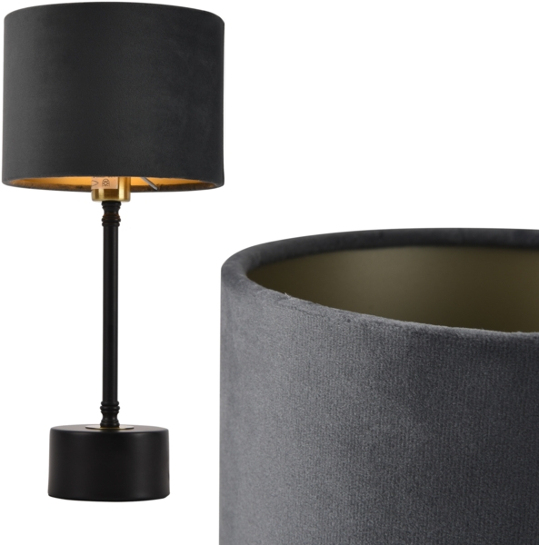 Tischleuchte Deventer Grau [lux. pro] Bild 3