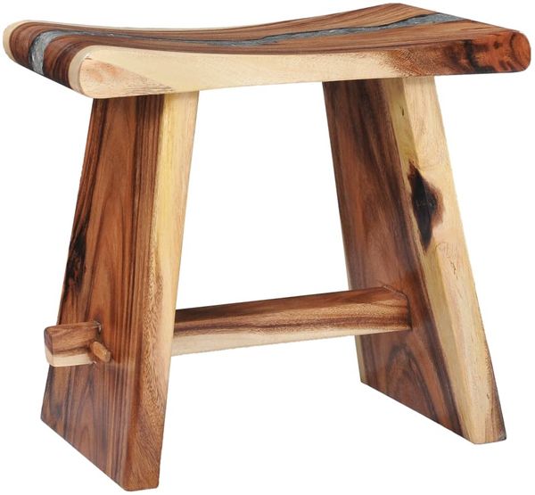 vidaXL Hocker Massives Suarholz und Polyresin 281647 Bild 9