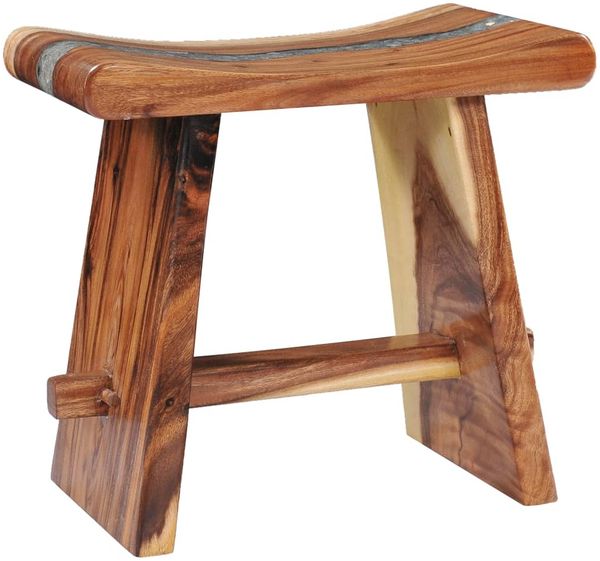 vidaXL Hocker Massives Suarholz und Polyresin 281647 Bild 10