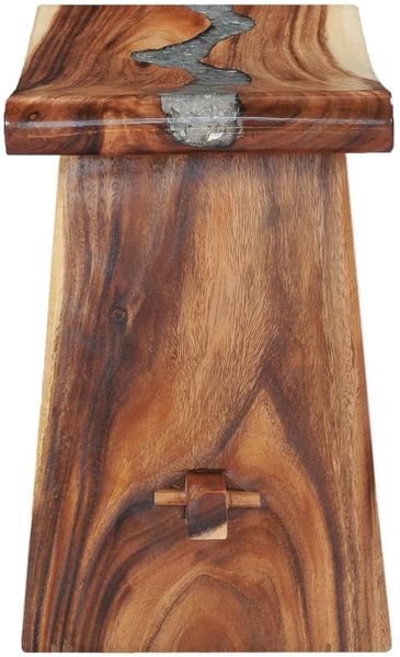 vidaXL Hocker Massives Suarholz und Polyresin 281647 Bild 4