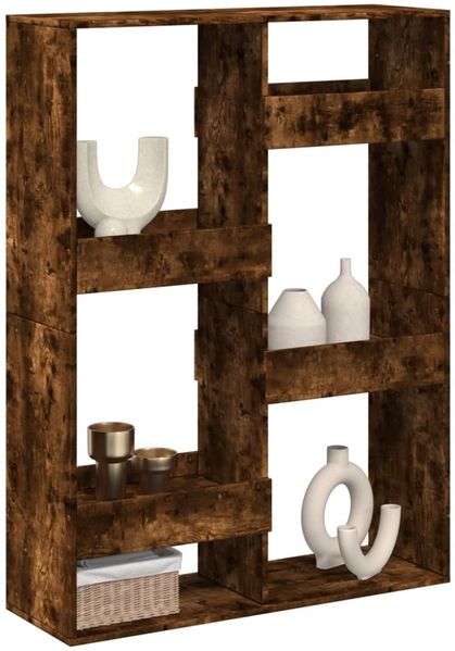 Raumteiler, Bücherregal Räuchereiche 100x33x135 cm Holzwerkstoff