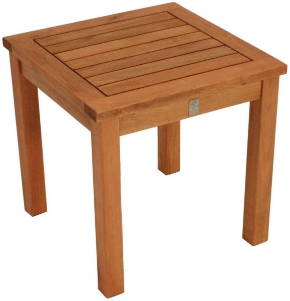 Beistelltisch VAREDERO 40 x 40 x 40 cm, Eukalyptus geölt
