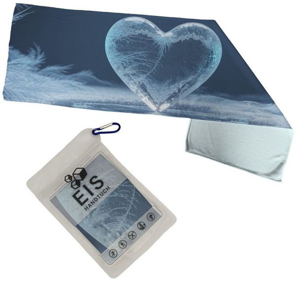 speecheese Sporthandtuch Eisherz Cooling Eishandtuch für Sport