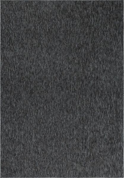 Kurzflor Teppich Neva rechteckig - 140x200 cm - Anthrazit