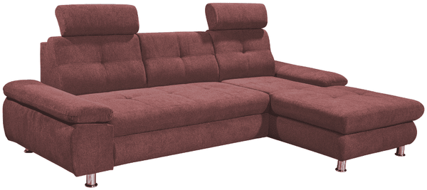 Ecksofa Alba von Ed Exciting Design – Stilvolles Sofa mit Stoff Brego, Schlaffunktion & Bettkasten, beidseitig bestellbar