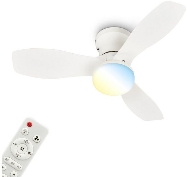 Briloner Leuchten LED Deckenleuchte PAN, dimmbar über Fernbedienung, LED fest integriert, warmweiß - kaltweiß, 60x19 cm, Schlafzimmer, Wohnzimmer, Esszimmer, Flur, Küche