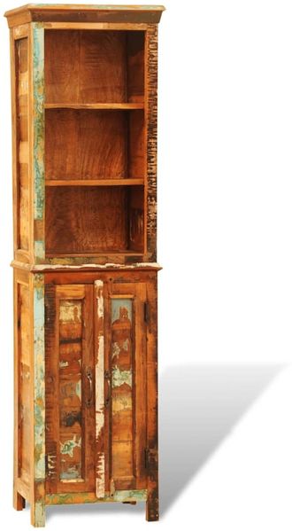 vidaXL Bücherregal Altholz Massivholz Vintage 241433