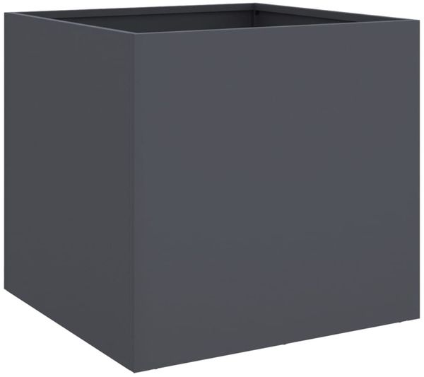 vidaXL Pflanzkübel Anthrazit 42x40x39 cm Stahl 841551 Bild 6
