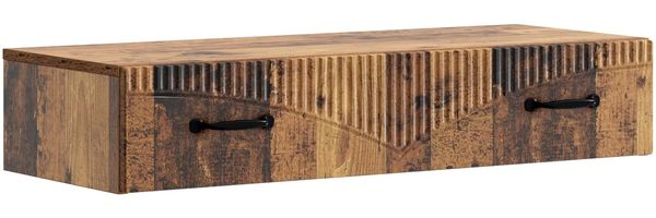 vidaXL Wandmontierter Beistelltisch Altholz 87,5 x 34,5 x 17 cm 899013