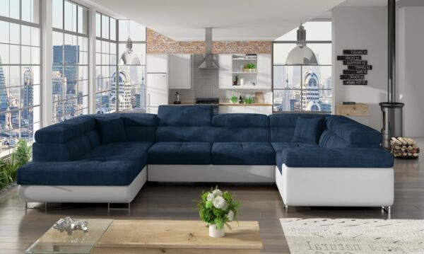 Wohnideebilder Letto Dunkelblau Ecksofas & Eckcouches Le_42