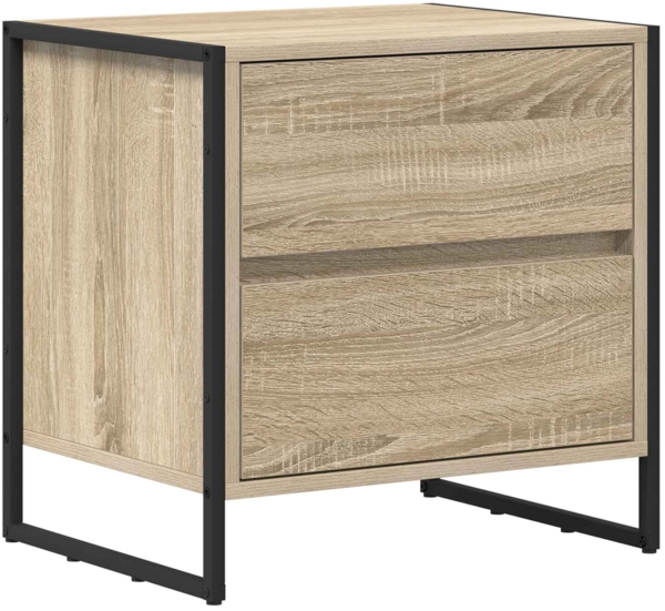 vidaXL Nachttisch Sonoma 50 x 39,5 x 50 cm Holzwerkstoff 886680
