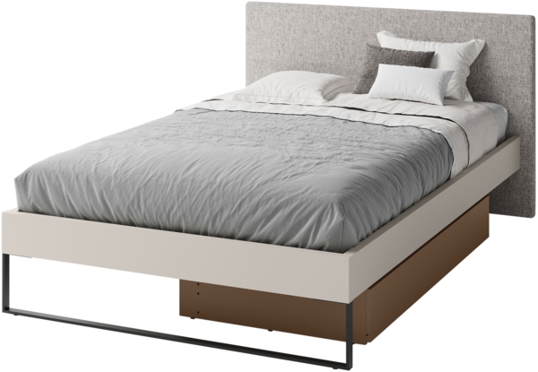 Jugendbett Sigma 120 SG13 (Farbe: Cashmere / Trüffel + Neve 13)