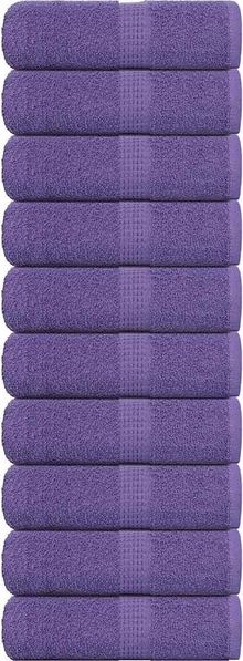 vidaXL Gästetücher FROGN 10 Stk. Lila 30x50 cm 360 g/m² 136877