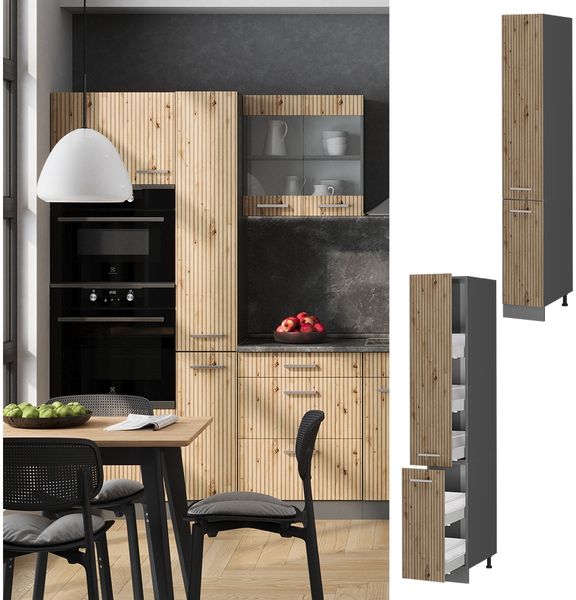 Apothekerschrank R-Line Artisan-Eiche 30 cm Vicco Bild 2