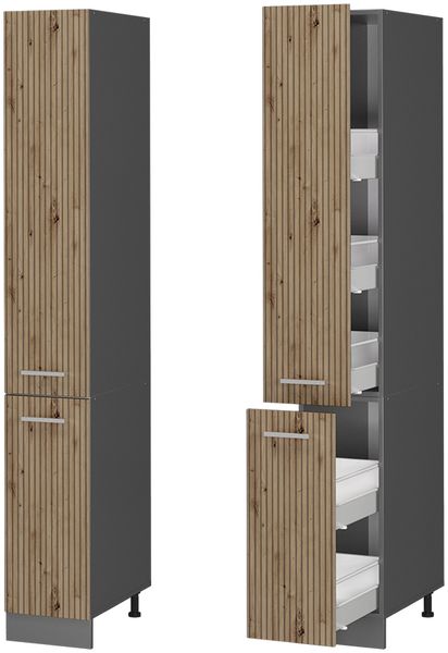 Apothekerschrank R-Line Artisan-Eiche 30 cm Vicco Bild 5