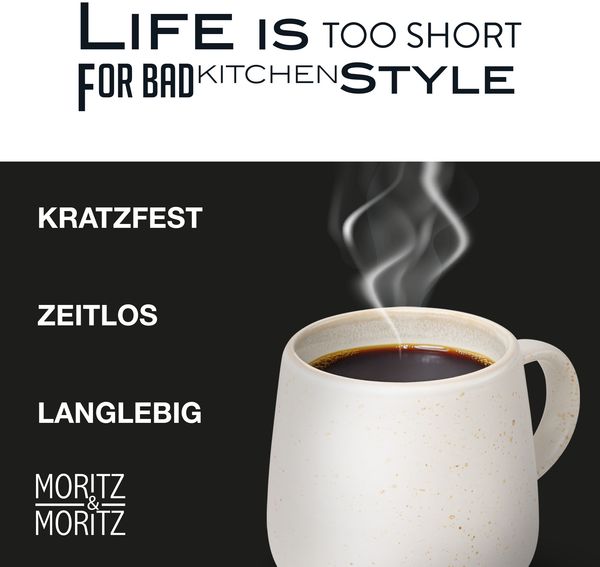 Moritz & Moritz SOLID UNI creme 6x Tassen Bild 3