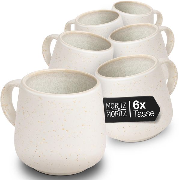 Moritz & Moritz SOLID UNI creme 6x Tassen