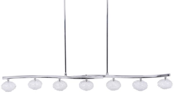 Elegante Pendelleuchte in geschwungener Form