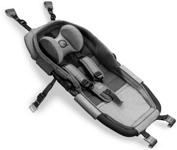 qeridoo - Hängematte Plus mit Sicherheitsrahmen für Babytransport - inkl. RennMaxe Silikonband