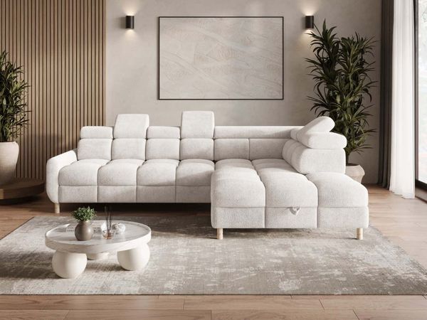 Sofa Bun Ecksofa mit Schlaffunktion | verschiedene Farben wählbar