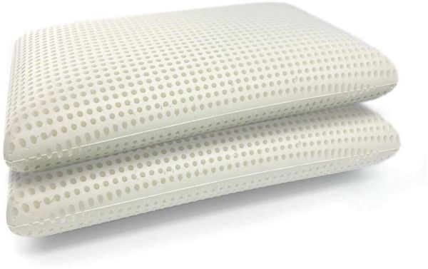 Dmora Set mit 2 Kopfkissen Kendall, Bettkissen, Ergonomisches Produkt, Schlafzimmerkissen, Made in Italy, 71x41 h15 cm, Weiß Bild 4