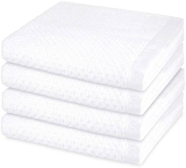 Ross Harmony 4 tlg. Frottier-Set - 4 X Handtuch (50 X 100cm) - 520 - Weiß
