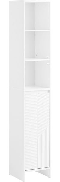 SoBuy BZR158-W Badezimmer-Hochschrank, MDF, Lackiert, Weiß, 32 x 170 x 30 cm