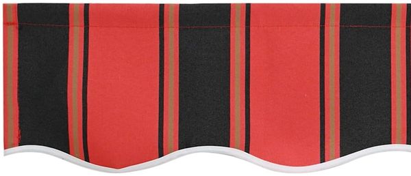 vidaXL Markisenschürzen-Ersatz Orange / Schwarz / Gelb 4,5 m Polyester 42000698 Bild 5