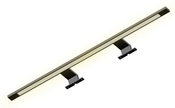 kalb LED Spiegelleuchte LED Badleuchte schwarz 740mm Spiegellampe Spiegelleuchte Aufbauleuchte, warmweiß