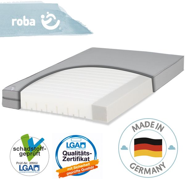 roba Babybettmatratze 'safe asleep®' 60 x 120 x 9 cm - AIR BALANCE PREMIUMMESH - optimales Schlafklima Bild 12
