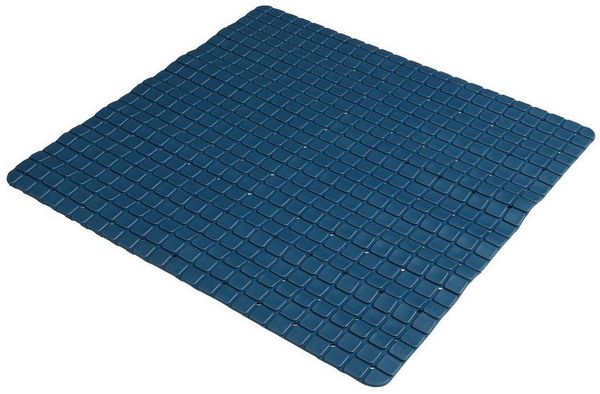 Urban Living Duschmatte Antirutsch-Badmatte Badvorleger Dusch- Bad-Matte, rutschhemmend, mit Saugnäpfen, Wasserablauflöcher, strapazierfähig, leicht zu reinigen, Gummi, quadratisch, 55 x 55 cm Duschwannen Badezimmermatte