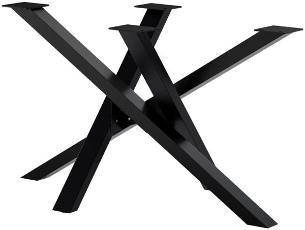 TPFLiving Tischbein Sediro, Tischkufen im Industrial-Design aus Vierkantstahl