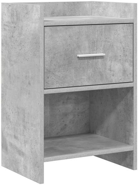vidaXL Nachttische Betongrau 40 x 30 x 60 cm Holzwerkstoff 8010985