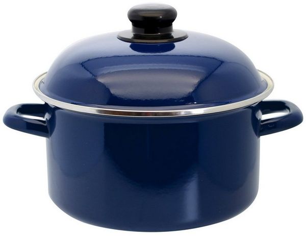 Elo Kochtopf Emaille-Kochgeschirr, Blaubeercrumble-Finish
