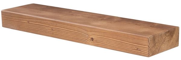 Levandeo® Wandregal, levandeo Wandregal Holz Massiv 80x20cm Eiche Farbig Wandboard Regal