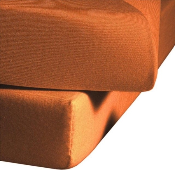 fleuresse Spannbettlaken Jenny C aus feinfädigem Mako-Jersey, Mako-Jersey, Gummizug: rundum, (1 Stück), für Matratzen bis 23 cm Höhe Bild 4