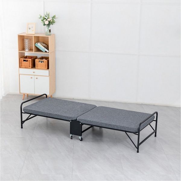 HTI-Living Gästebett 70 x 190 klappbares Einzelbett (Stück, 1-St, 1 Gästebett) Klappbett Feldbett Karpfenliege