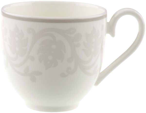 Villeroy & Boch Vorteilset 6 Stück Gray Pearl Mokka-/Espressoobertasse Premium Bone Porcelain weiß 1043921420