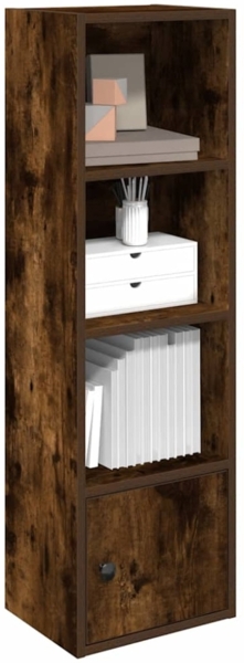 vidaXL Bücherregal Räuchereiche 31x24x102 cm Holzwerkstoff 860341