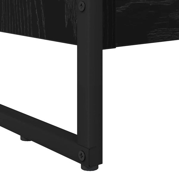 vidaXL Bücherregal Schwarz Eichen-Optik 60 x 30 x 86,5 cm 886384 Bild 9