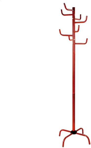 Mueblear 5127 Garderobe Form von Baum Metall rot 50 x 50 x 175 cm