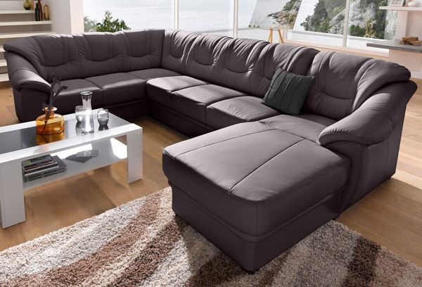 sit&more Wohnlandschaft Savona U-Form, B: 320 cm, optional Bettfunktion, Federkern