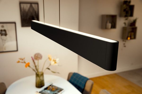 Philips Hue Smarte LED-Leuchte Bundle White & Color Ambiance Ensis Pendelleuchte schwarz, Abschaltautomatik, Bluetooth, CCT - über Fernbedienung, Dimmer, Dimmfunktion, Farbsteuerung, Farbwechsel, Fernbedienung, Infrarot inkl, Leuchtdauer einstellbar, M...