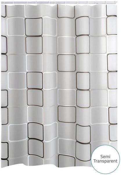 Ridder Duschvorhang Modern Retro semitransparent Breite 120 cm