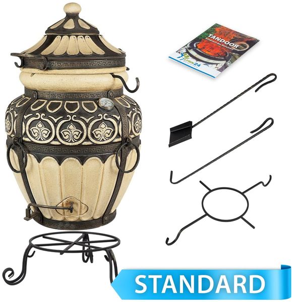 Tandoor Griechenland Lehmofen aus Schamott Standard 4-teilig