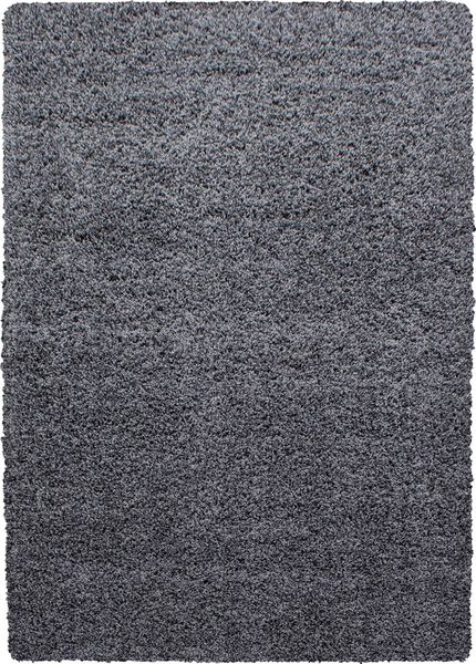 Hochflor Teppich Lux Läufer - 100x200 cm - Grau
