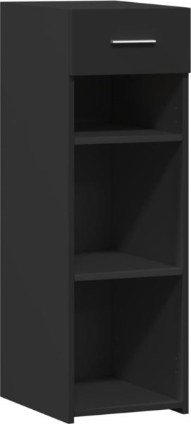 vidaXL Sideboard Schwarz 30x42,5x93 cm Holzwerkstoff 846307