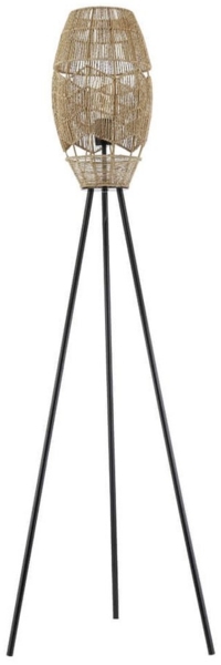 HOME DELUXE Tripod Stehlampe aus Jute KIKO - Natur